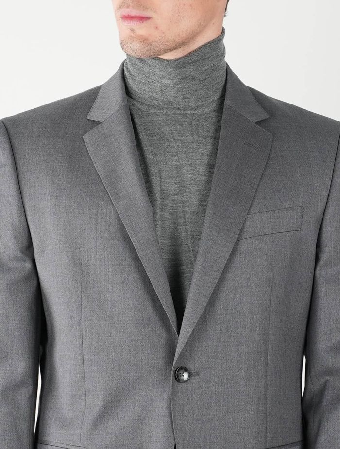 Boss Gray Virgin Wool Suit | IsuiT