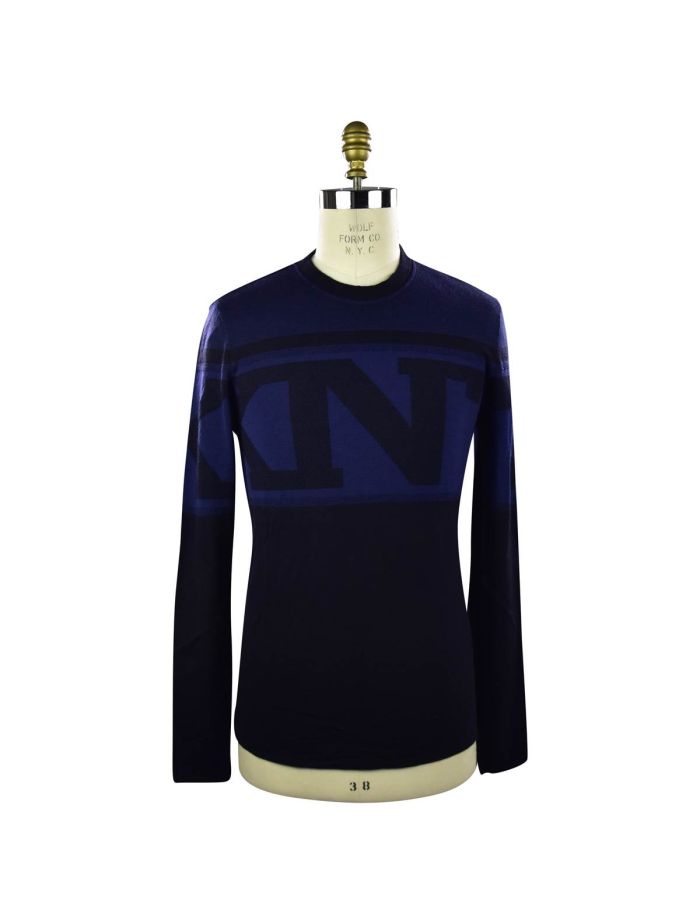 Kiton round-neck wool jumper - Blue