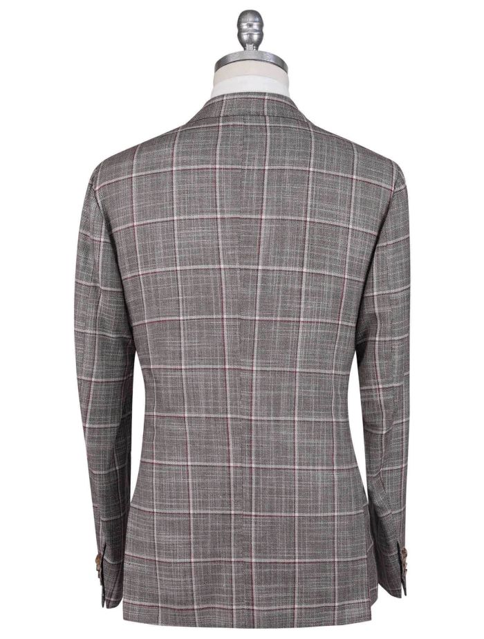 Kiton Multicolor Cashmere Silk Double Breasted Suit | IsuiT