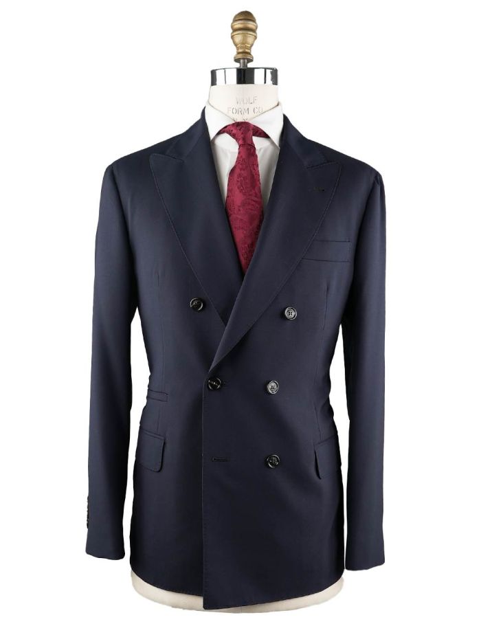 Brunello Cucinelli Dark Blue Virgin Wool Suit | IsuiT