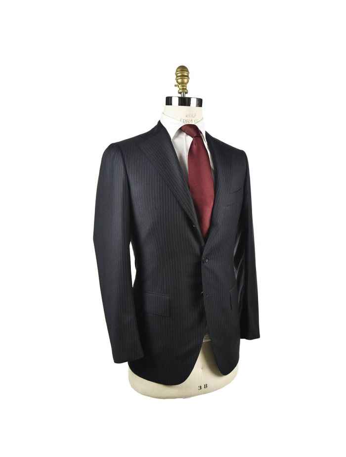 CESARE ATTOLINI Dark Blue Wool 120's Suit | IsuiT