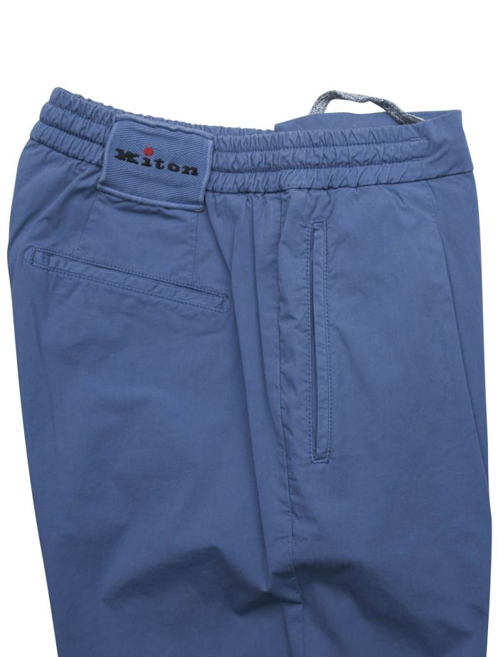 Kiton elasticated denim shorts - Blue