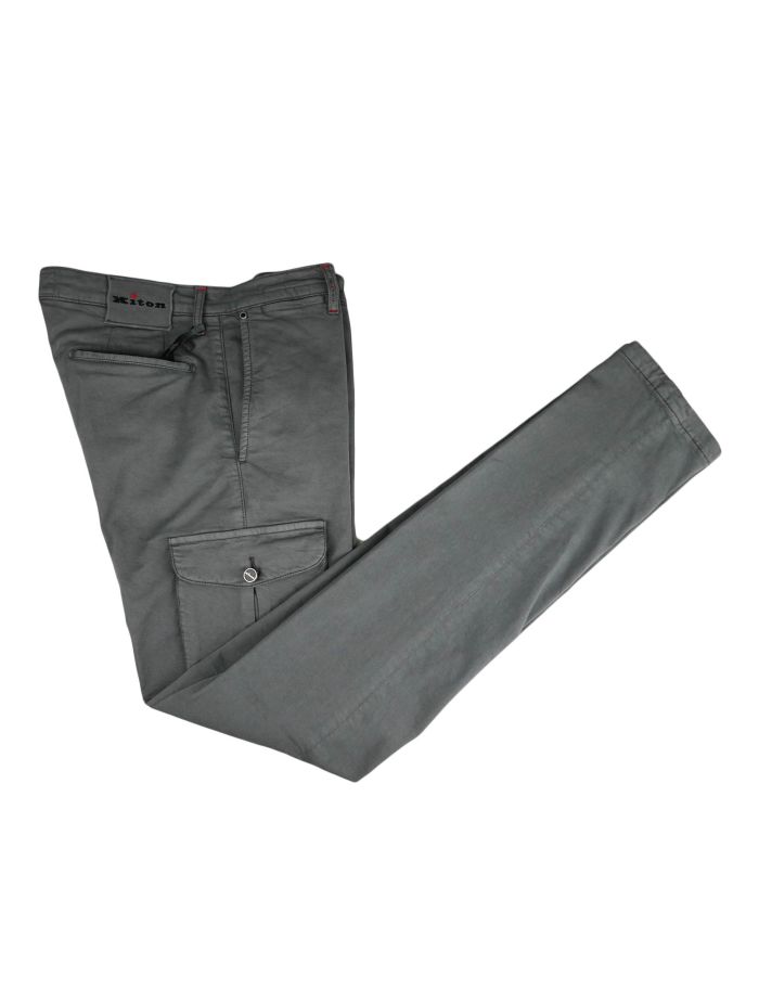 Kiton cargo-pocket track pants - Green