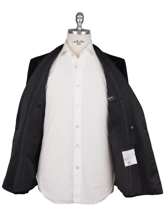 Kiton Gray Cashmere Silk Linen Double breasted Tuxedo Blazer | IsuiT