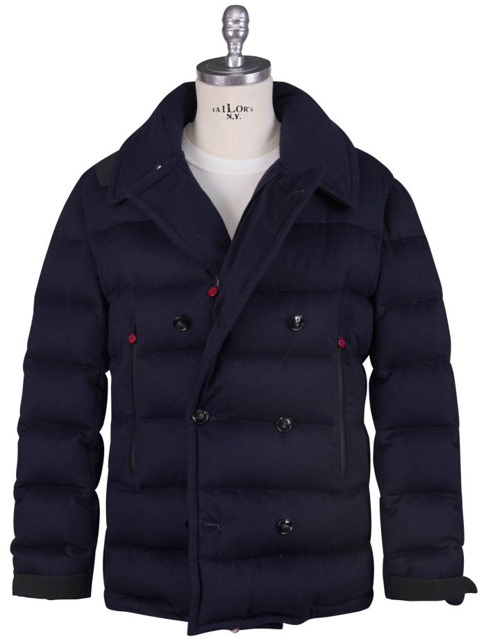 Kiton Blue Cashmere Coat | IsuiT