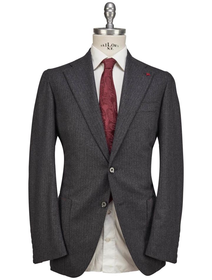 Isaia Isaia Gray Wool Cashmere Suit Gray 000