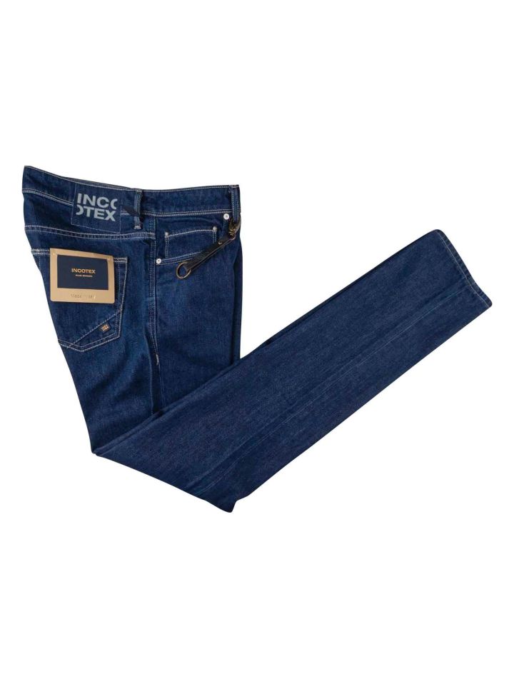 Incotex Incotex Blue Cotton Jeans Blue 000