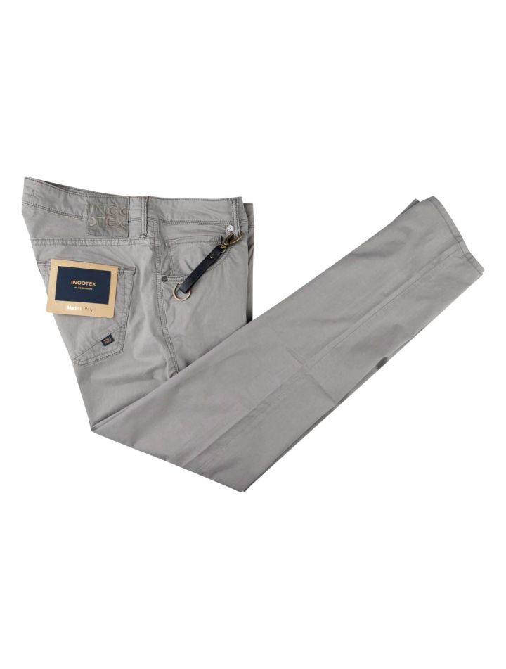 Incotex Incotex Gray Lyocell Cotton Ea Jeans Gray 000
