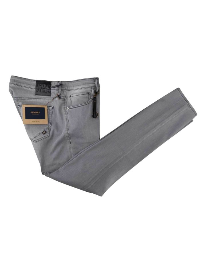 Incotex Incotex Gray Cotton Ea Jeans Gray 000