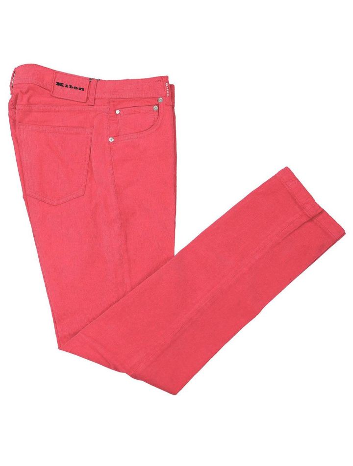 Kiton Kiton Pink Cotton Ea Jeans Pink 000