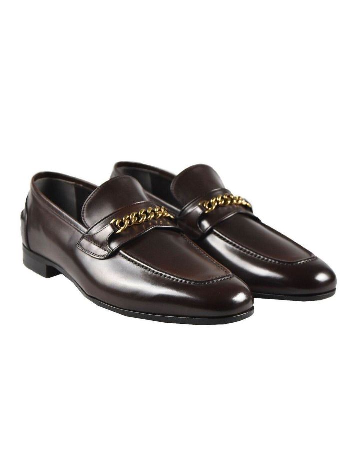 Tom Ford TOM FORD Brown Leather Bos Taurus Shoes Brown 000