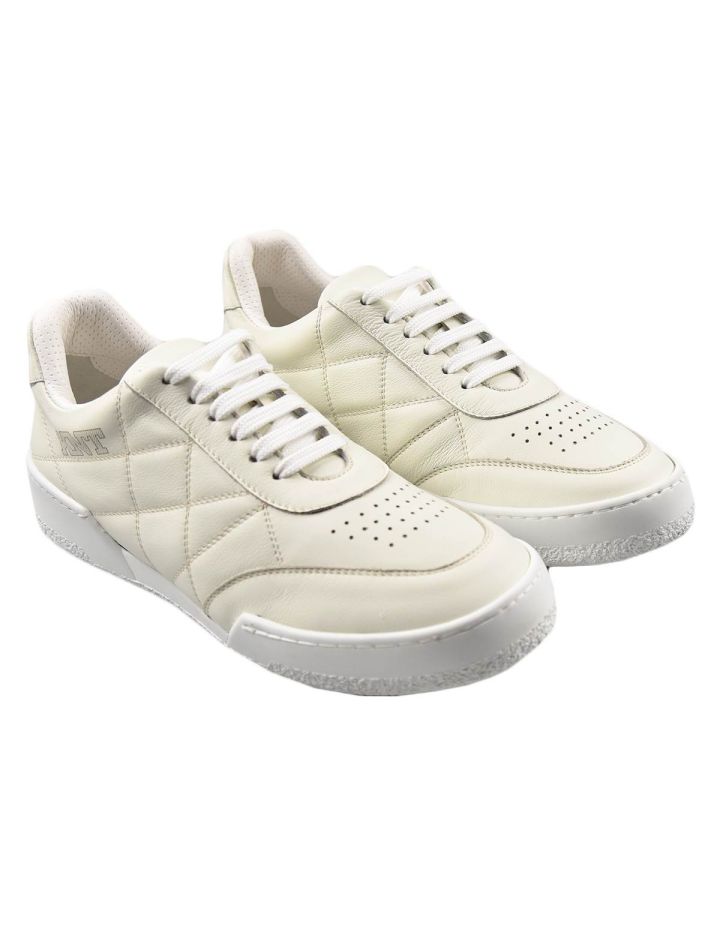 KNT KNT KITON White Leather Calfskin Sneakers White 000