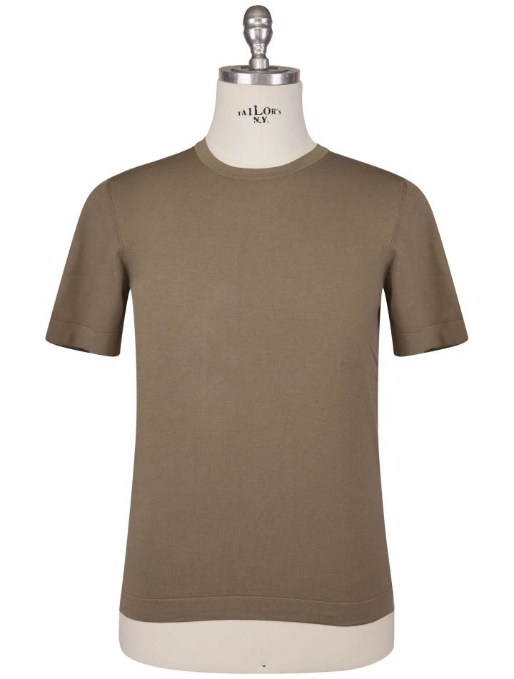 Gran Sasso Gran Sasso Brown Cotton T-Shirt Brown 000