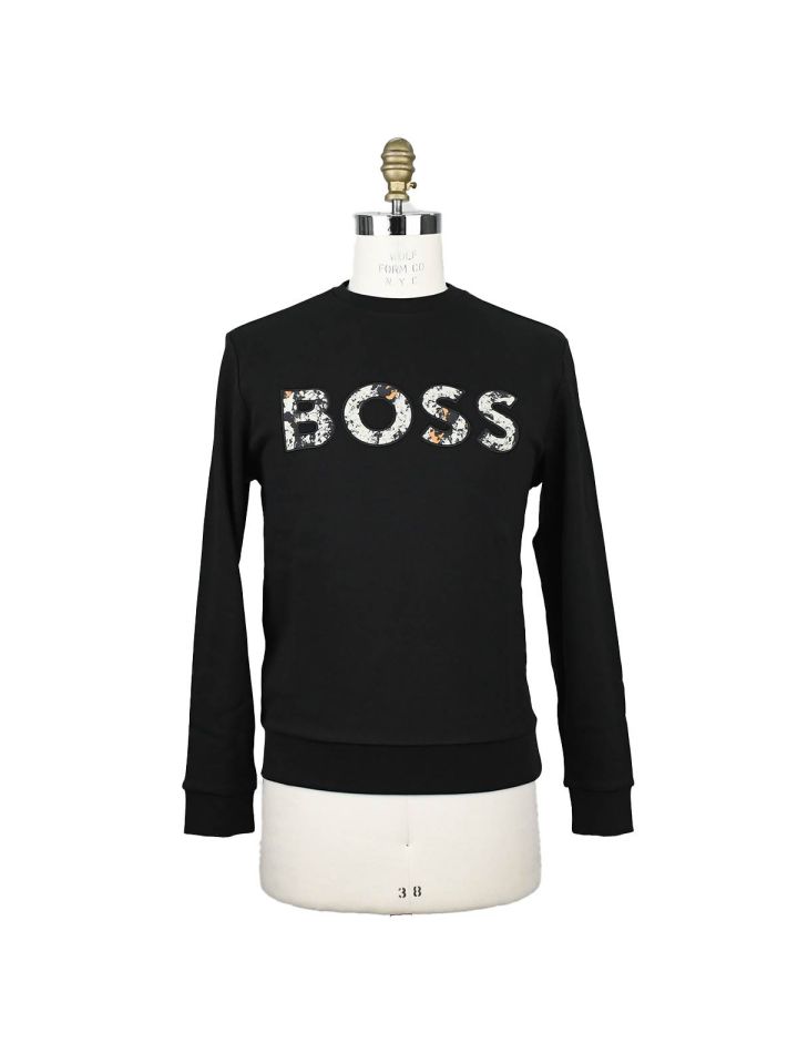 BOSS Boss Black Cotton Sweater Black 000
