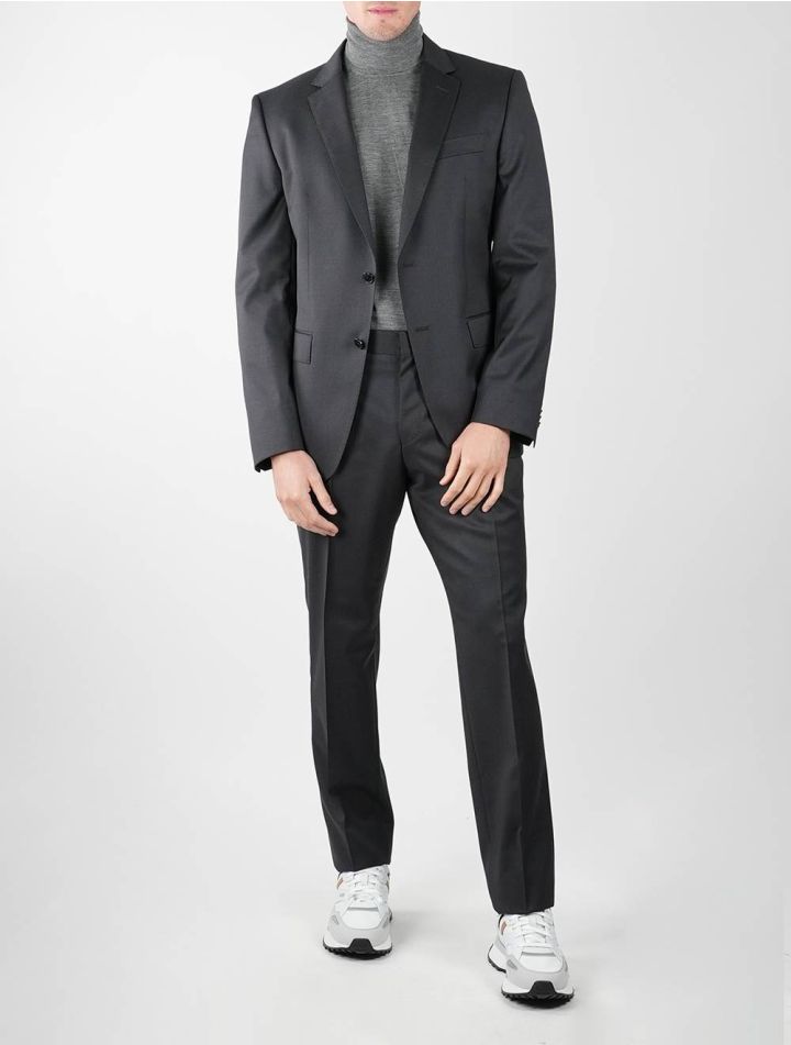 BOSS Boss Gray Virgin Wool Suit Gray 000