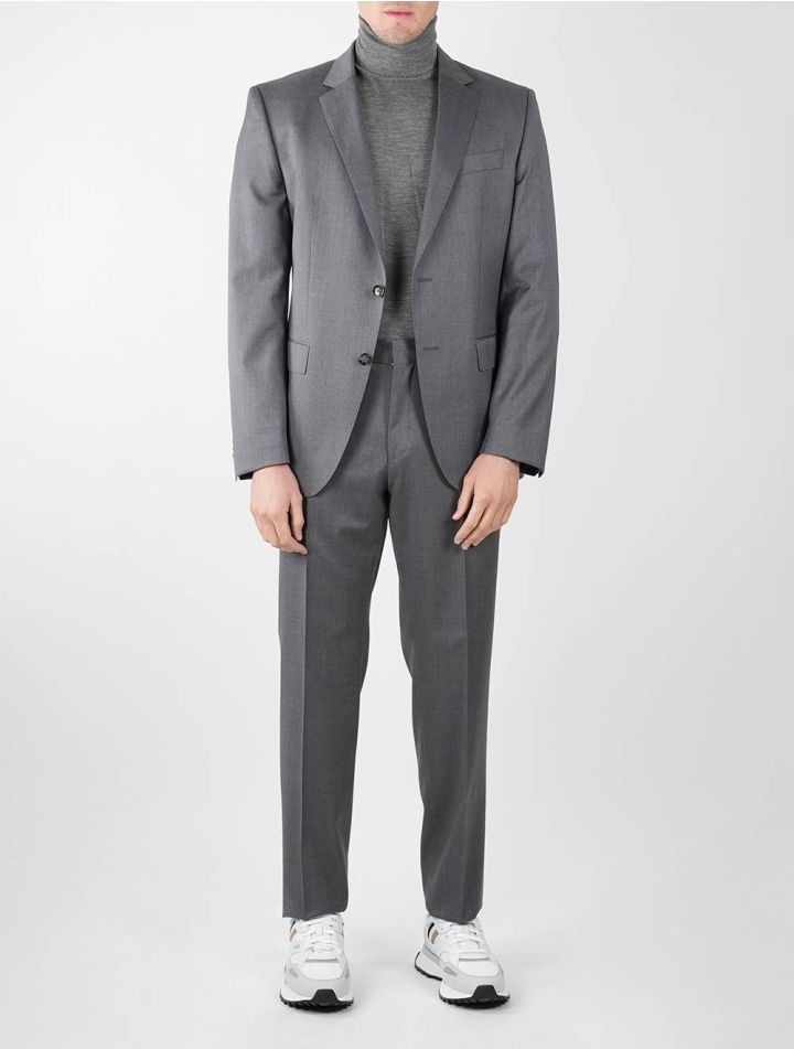 BOSS Boss Gray Virgin Wool Suit Gray 000