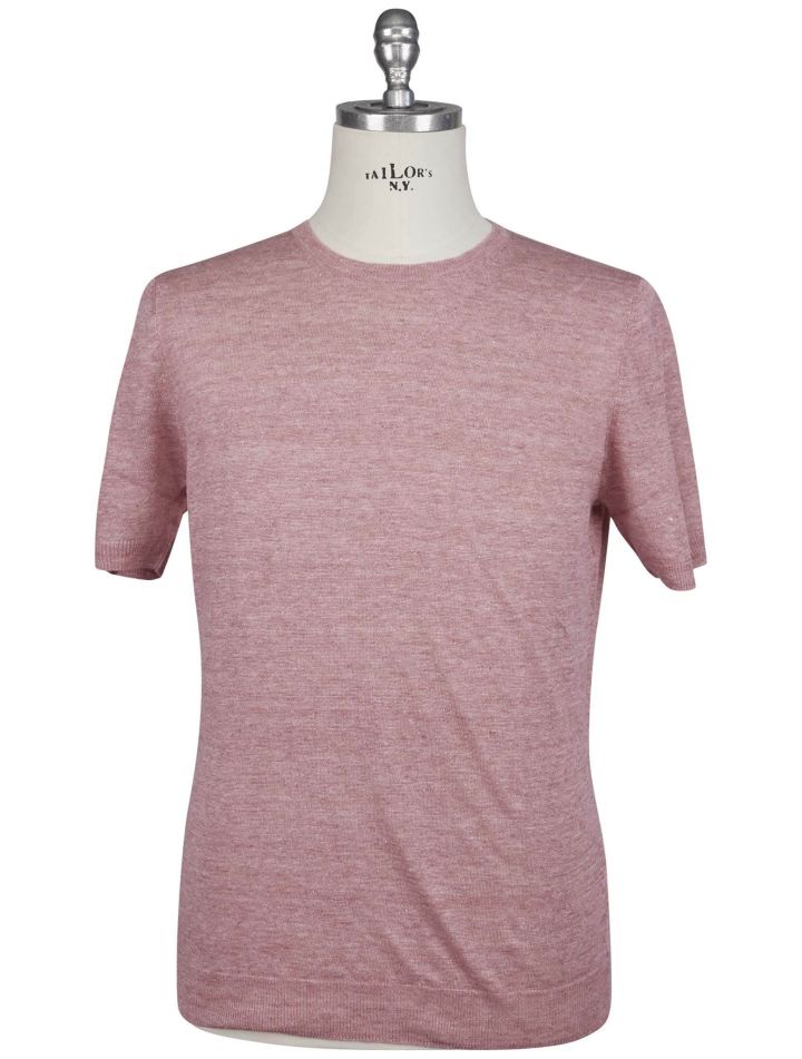 Gran Sasso Gran Sasso Pink Linen T-Shirt Pink 000