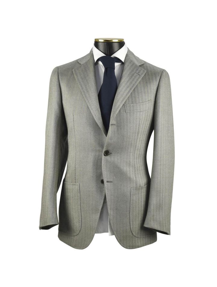 Cesare Attolini CESARE ATTOLINI Gray Wool 140's Blazer Gray 000