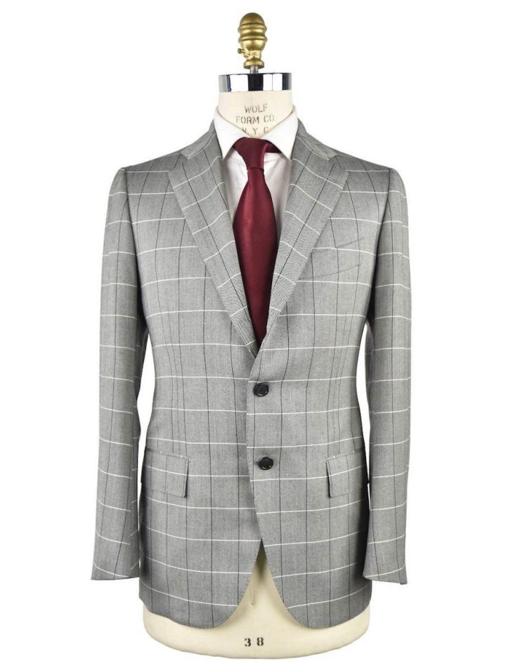 Cesare Attolini CESARE ATTOLINI Gray Wool 120's Blazer Gray 000