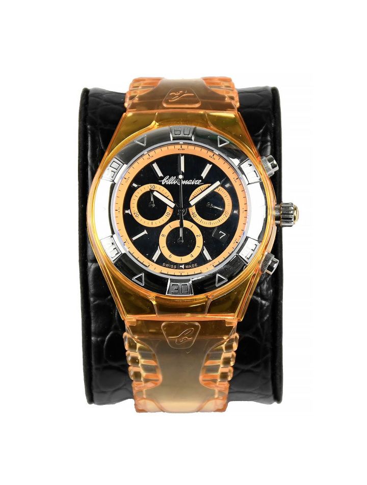 Billionaire Billionaire Orange Stainless Steel Pu Watches Special Edition Orange 000