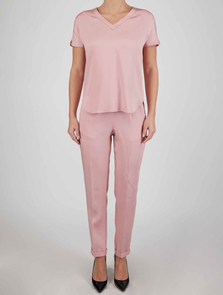 Kiton Kiton Pink Silk Ea Shirt + Pants Pink 000