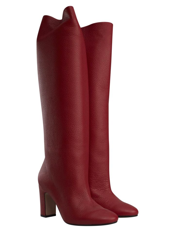 Kiton Kiton Red Leather Boots Red 000