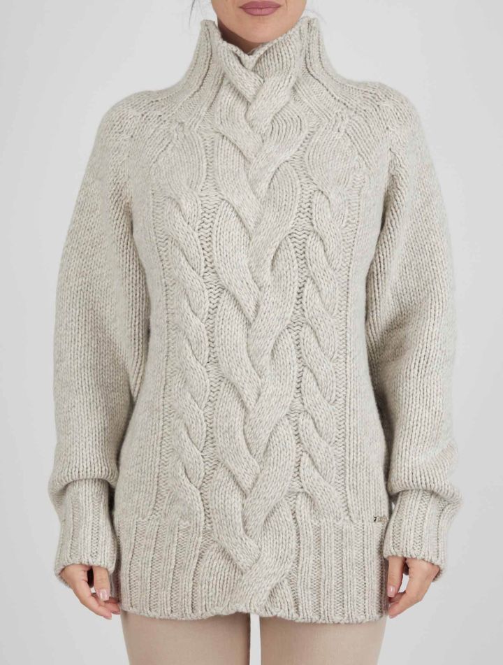 Kiton Kiton Gray Cashmere Sweater Turtleneck Gray 000