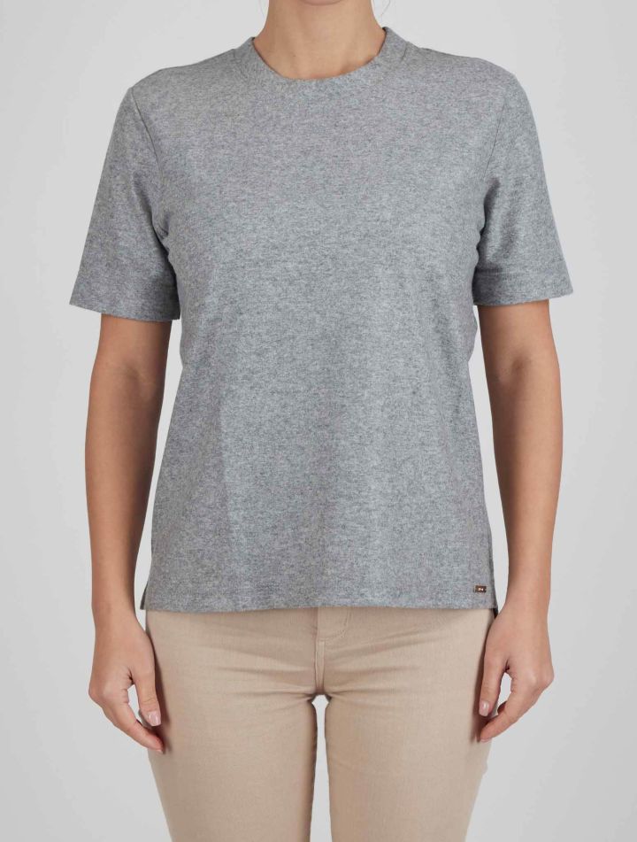 Kiton Kiton Gray Cashmere T-Shirt Gray 000