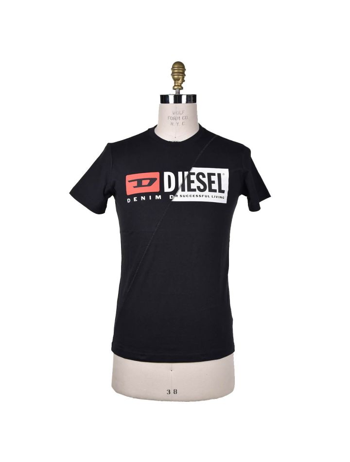 Diesel DIESEL Black Cotton T-shirt T-DIEGO-CUTY Black 000