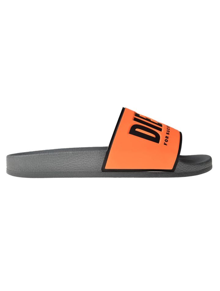 Diesel DIESEL Orange Gray PVC Slippers SA-VALLA Orange/Gray 000