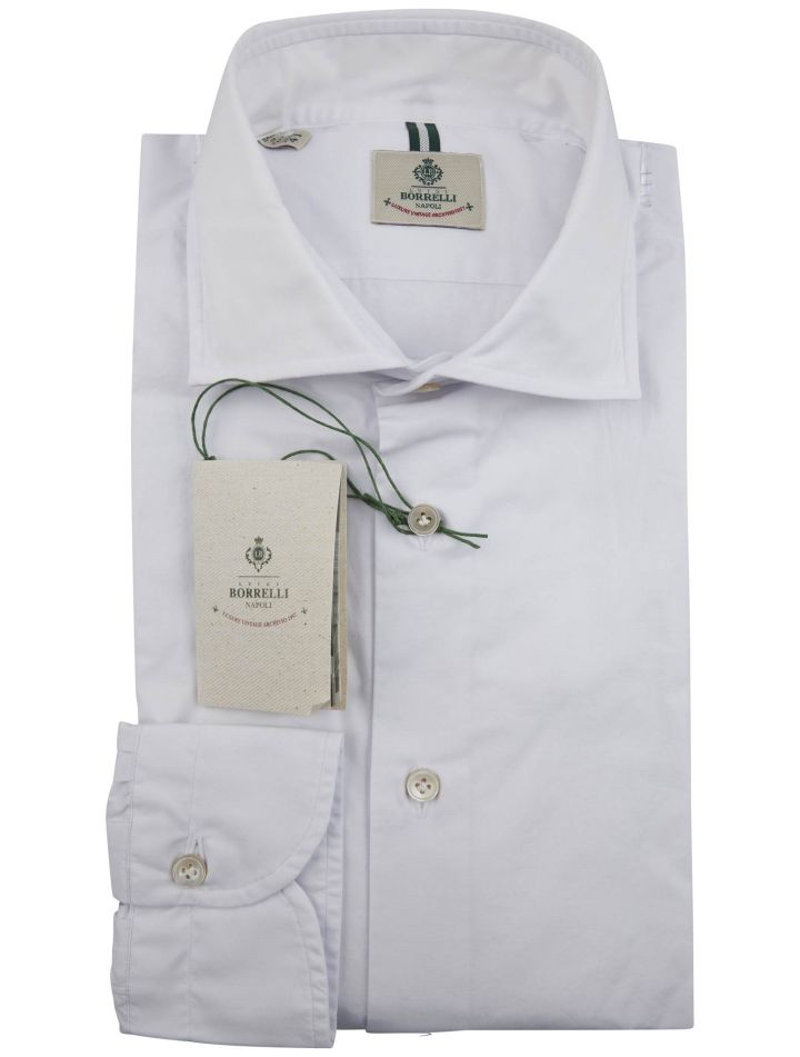 Luigi Borrelli Luigi Borrelli White Cotton Ea Shirt White 000