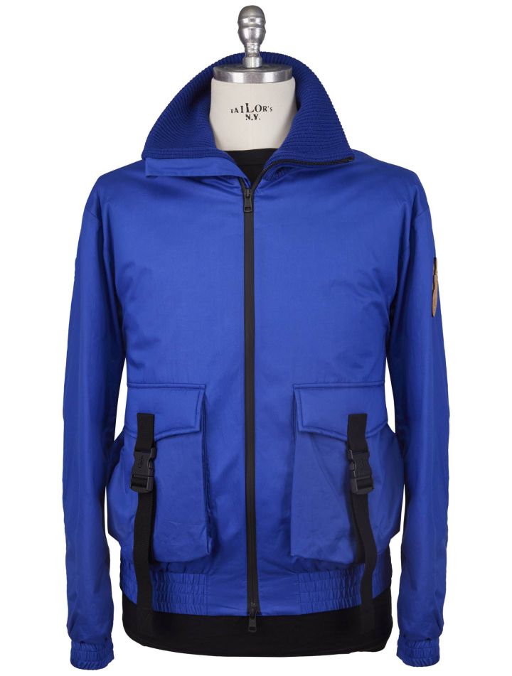 Moncler Moncler Genius JW Anderson Skiddaw Blue Cotton Coat Blue 000