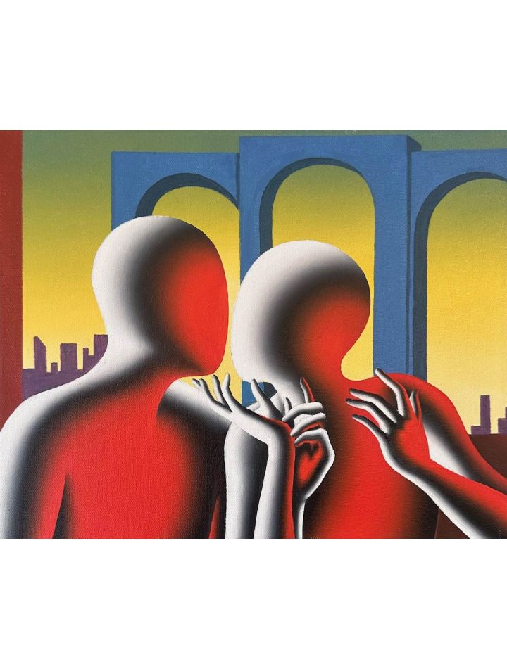 Mark Kostabi Mark Kostabi Multicolor Painting 25x30 Cm Multicolor 000