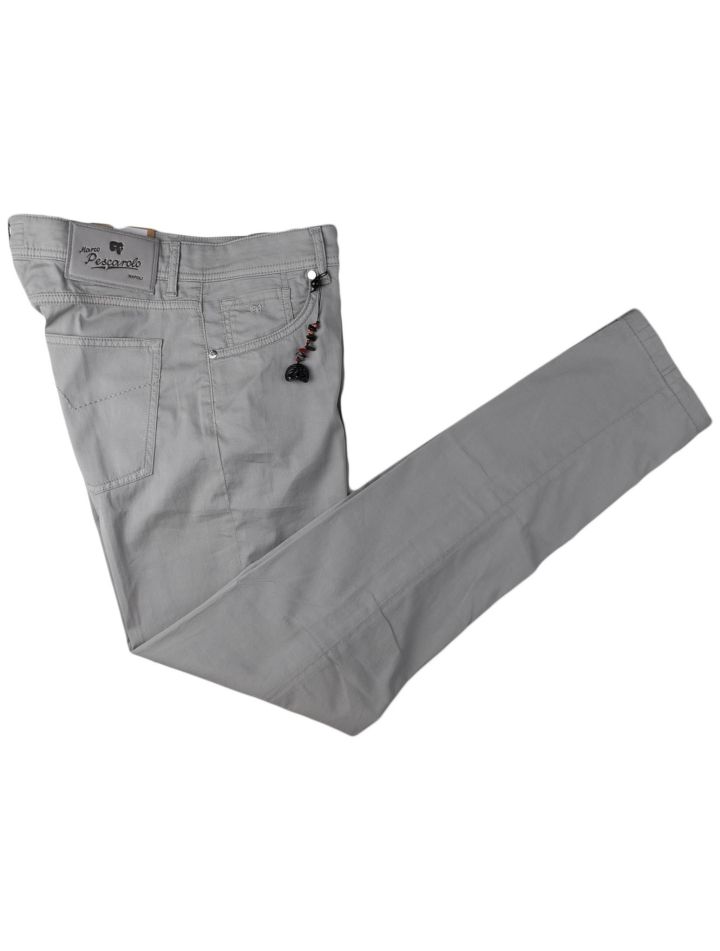 Marco Pescarolo Marco Pescarolo Gray Cotton Silk Ea Jeans Gray 000