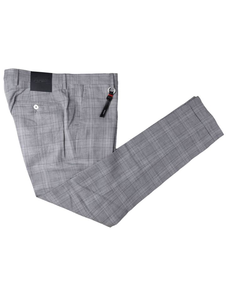 Marco Pescarolo Marco Pescarolo Gray Wool Linen Silk Pants Gray 000
