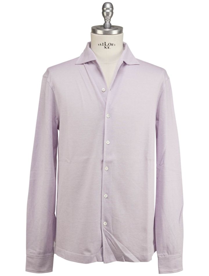 Luigi Borrelli Luigi Borrelli Purple Cotton Shirt Purple 000