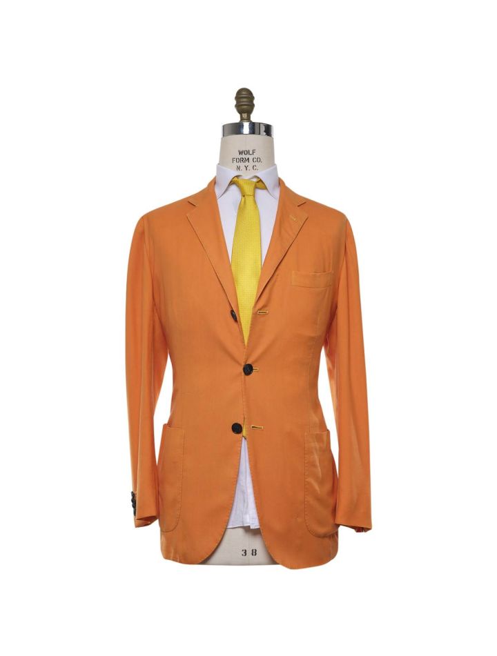 Kiton KITON Orange Cashmere Blazer Orange 000