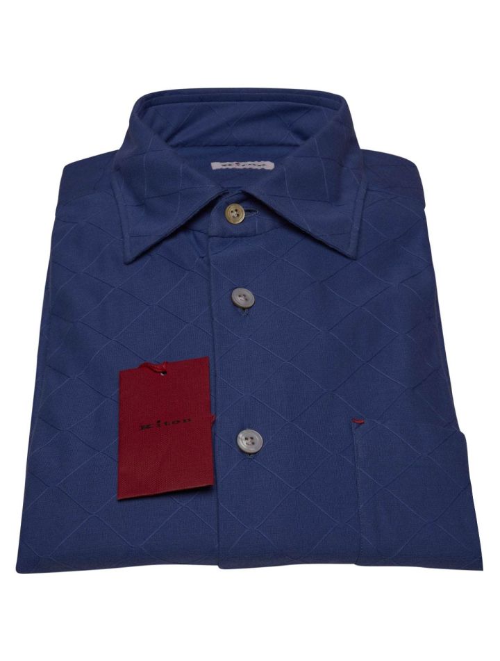 Kiton KITON Blue Cotton Shirt Blue 000