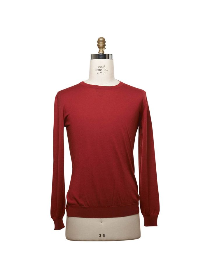 Kiton KITON Red Cashmere Silk Sweater Red 000