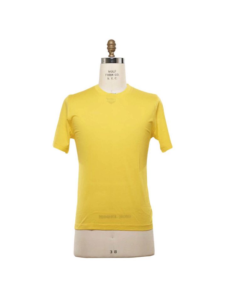 Kiton KITON Yellow Cotton T-Shirt Yellow 000
