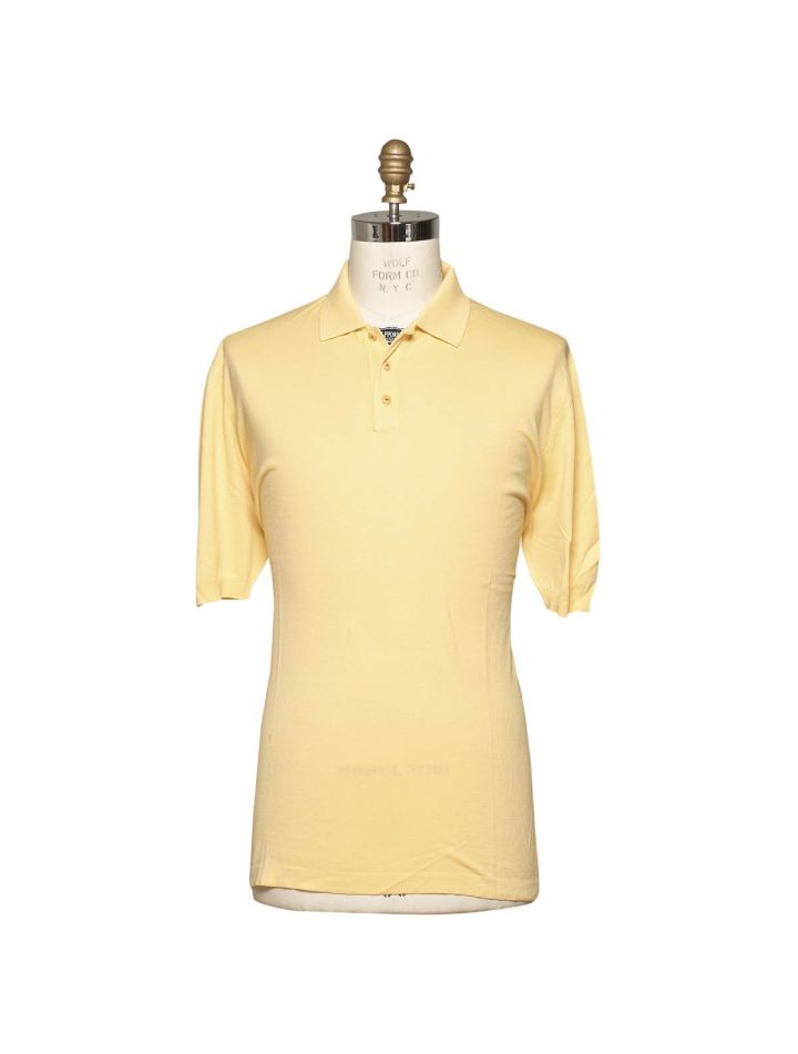 Kiton KITON Yellow Cotton Polo Yellow 000