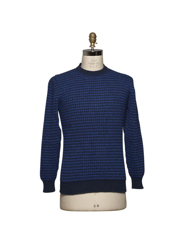 Kiton KITON Blue Cashmere Sweater Crewneck Blue 000