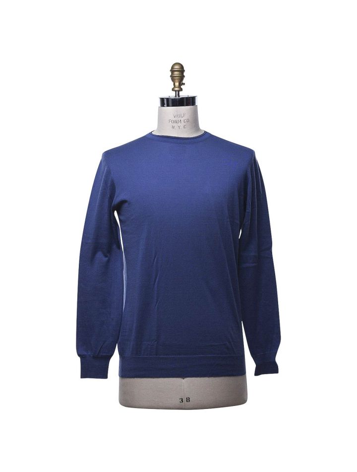 Kiton KITON Blue Cotton Sweater Blue 000