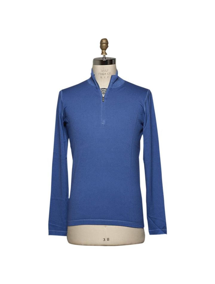 Kiton KITON Blue Cashmere Nuvola Sweater Full Zip Blue 000