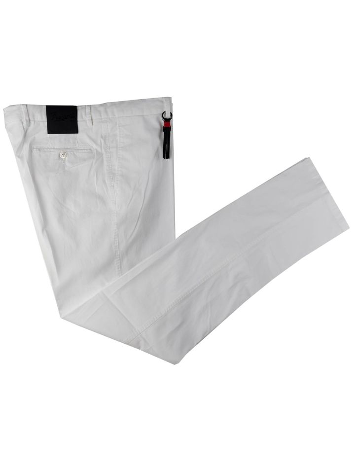 Marco Pescarolo Marco Pescarolo White Lyocell Cotton Ea Pants White 000