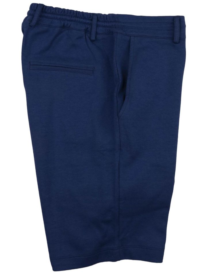 Luigi Borrelli Luigi Borrelli Blue Cotton Short Pant Blue 000