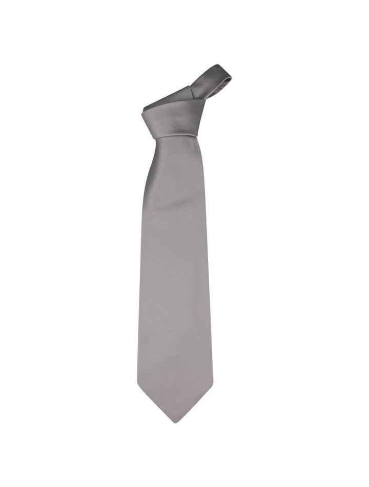 Zilli Zilli Gray Silk Tie Gray 000