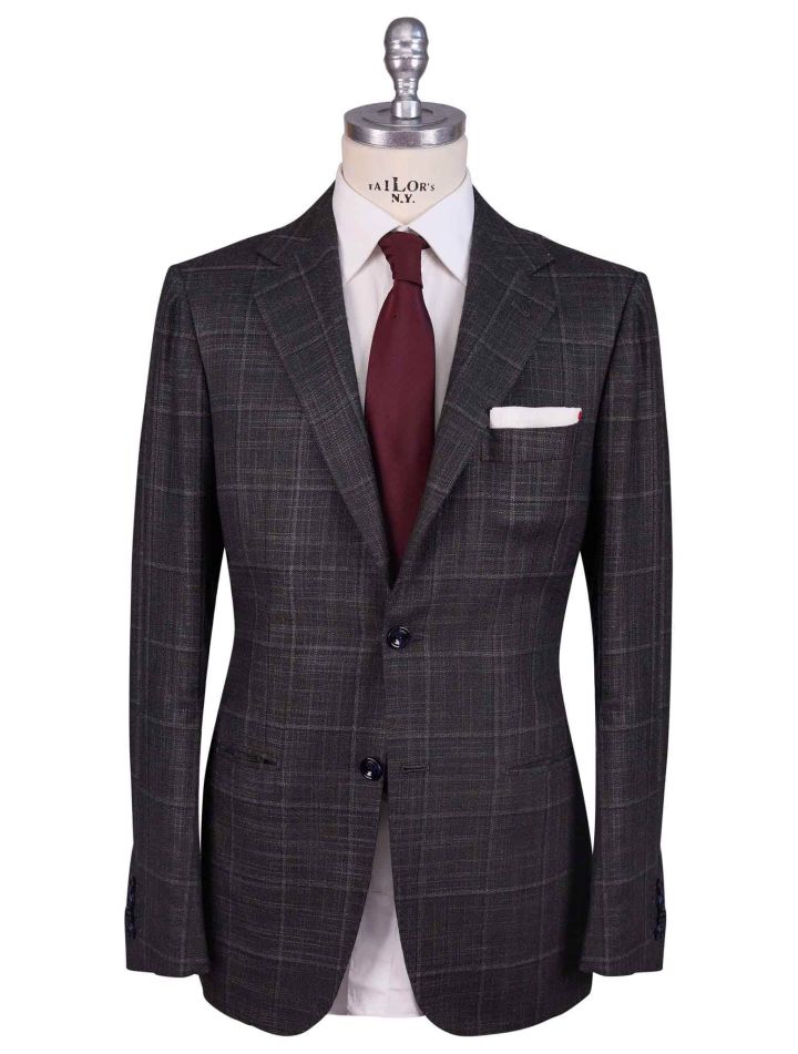 Kiton Kiton Gray Cashmere Silk Suit Gray 000