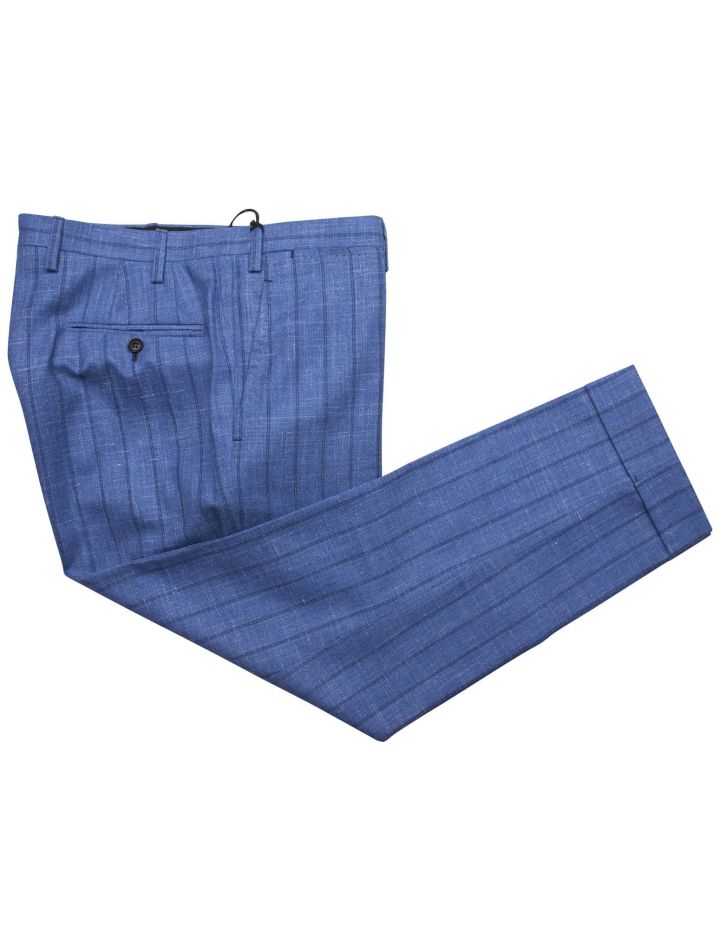 Kiton Kiton Blue Cashmere Linen Silk Pants Blue 000