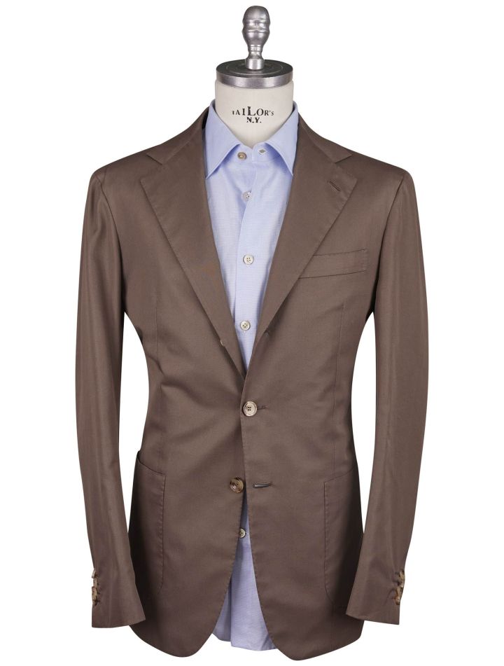 Kiton Kiton Brown Cotton Suit Brown 000